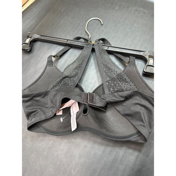 Victorias Secret Incredible Black 32C Padded Underwire Bra W/ Adjustable Straps - Picture 13 of 14